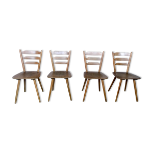 Série de 4 chaises scandinave