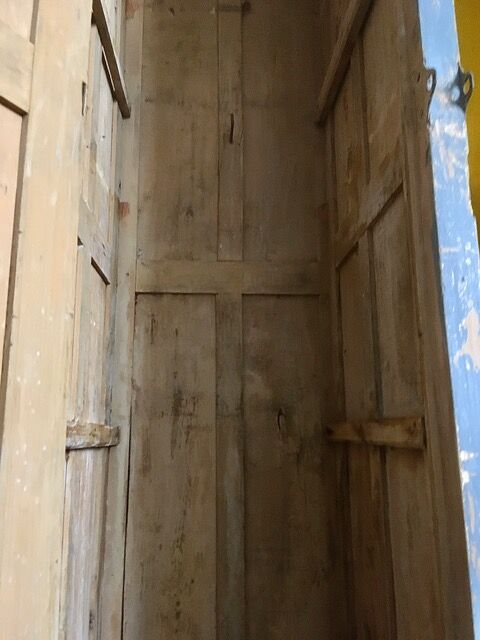 Old wooden cabinet 2 doors