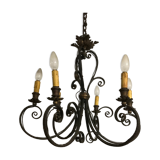 Lustre en fer forgé
