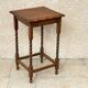 Side table in the countryside style in turned wood