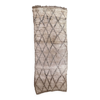 Tapis Berbère beige  Azilal - 216 x 84 cm