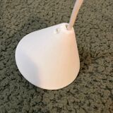 80s orange metal pendant light