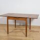 Mid-Century Square Extendable Teak Dining Table, Denmark, 1960s