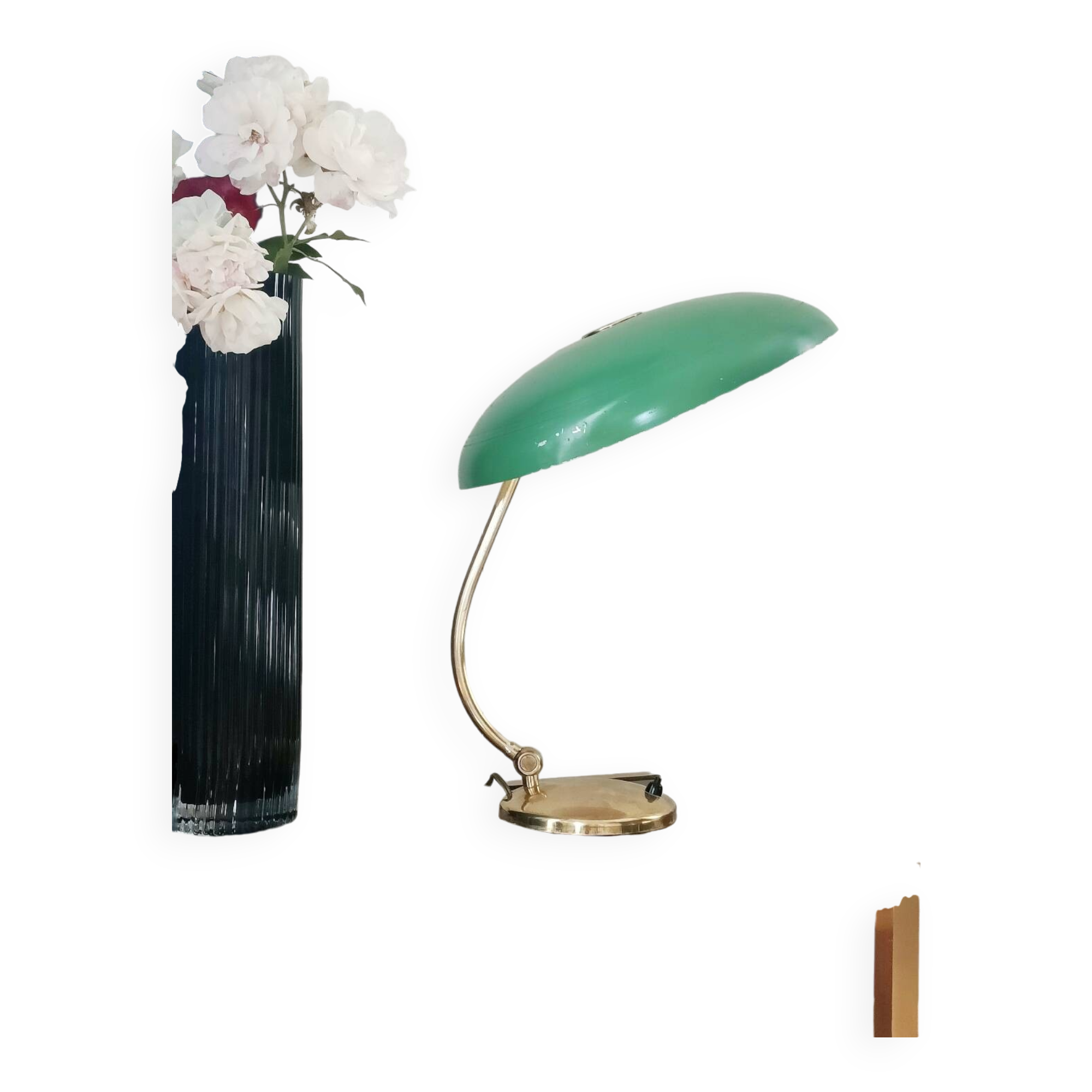 Large 1950 Stilnovo style lamp