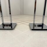 Arte Lumen floor lamps chrome & brass 1970’s, set of 2