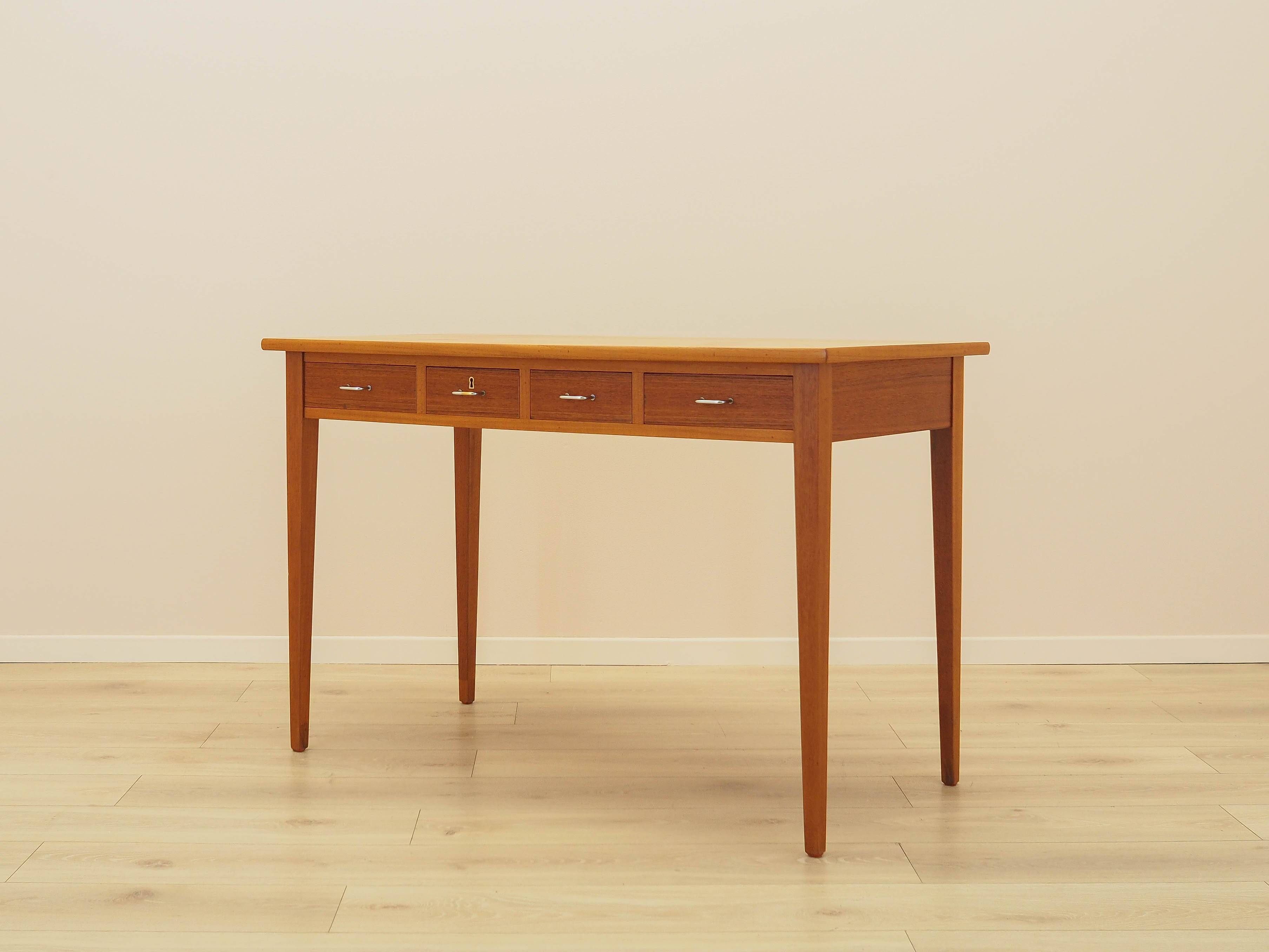 Teak desk, Danish design, 1970s, made in Denmark