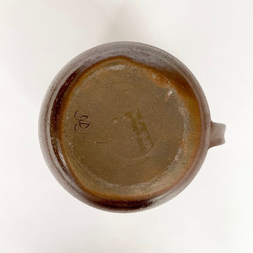 Vintage stoneware jug or vase from the 70s