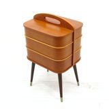 Coffre de rangement danois en contreplaqué, années 1970