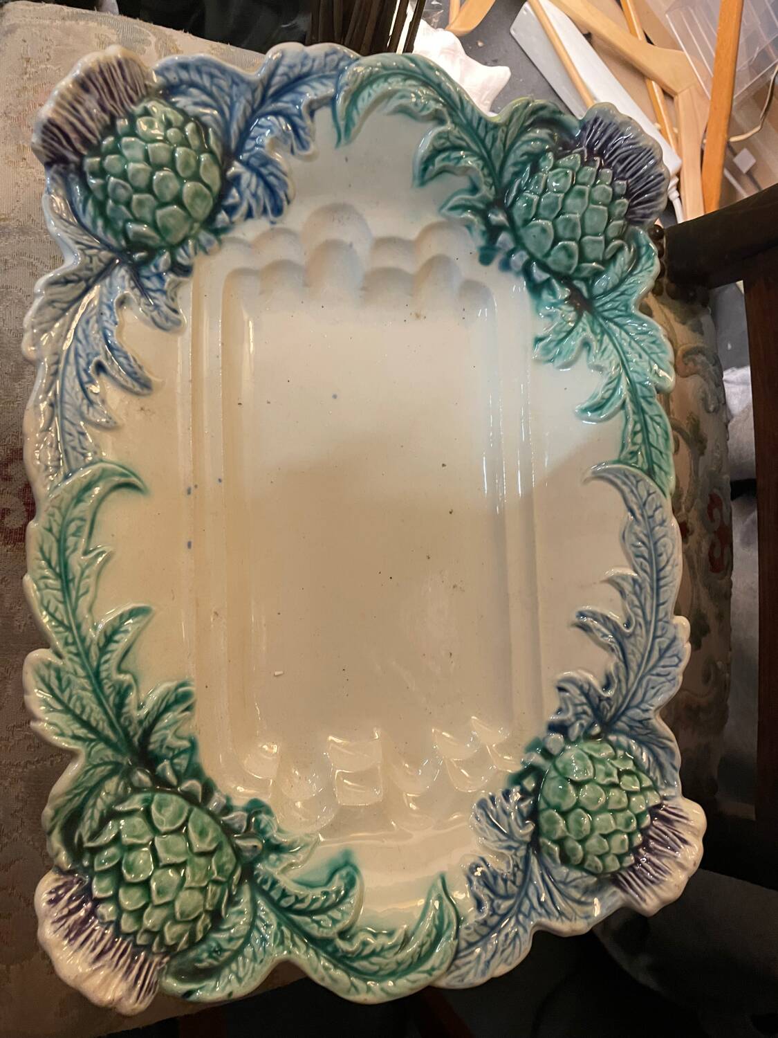 19th century asparagus dish