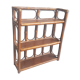 Rattan wall shelf