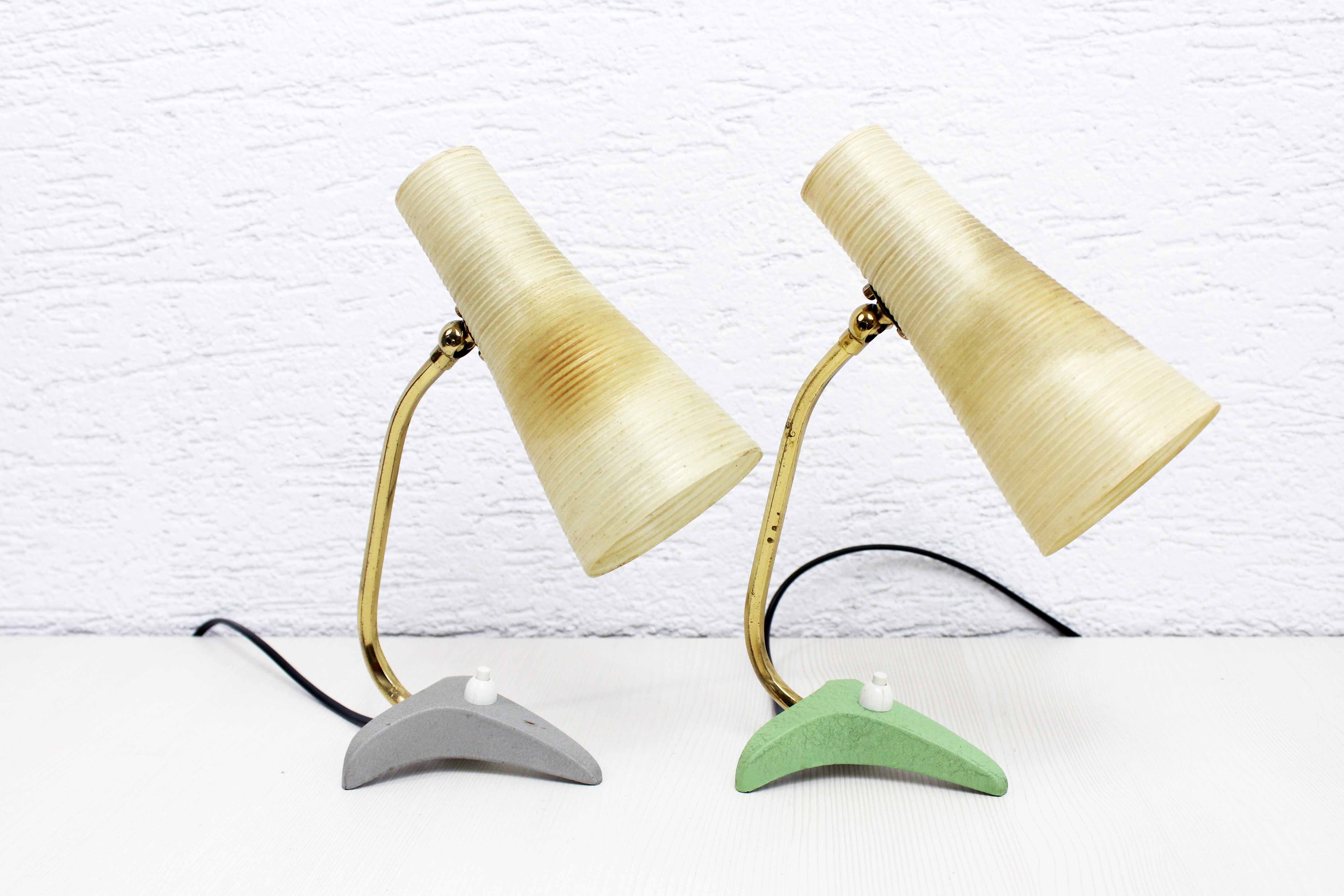 Paire de lampes de chevet Louis Kalff