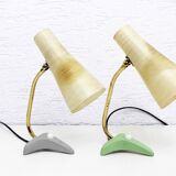 Pair of Louis Kalff bedside lamps
