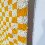 Handmade wool Berber rug 246 x 146 cm