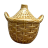 Pitcher in earthenware braided bottle