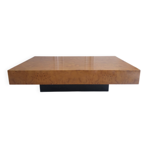 Table bois de loupe Jean - claude mahey