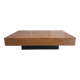 Wooden burl table Jean Claude Mahey Roche Bobois