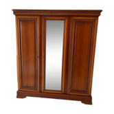 Cherry veneer wardrobe