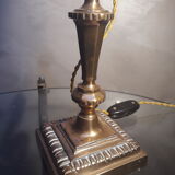 copper brass bronze lamp tulip ancient murano Italy very beautiful