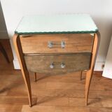 Table chevet miroir année 30