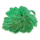 Sarreguemines barbotine, butter dish, pocket emptier, vine leaf