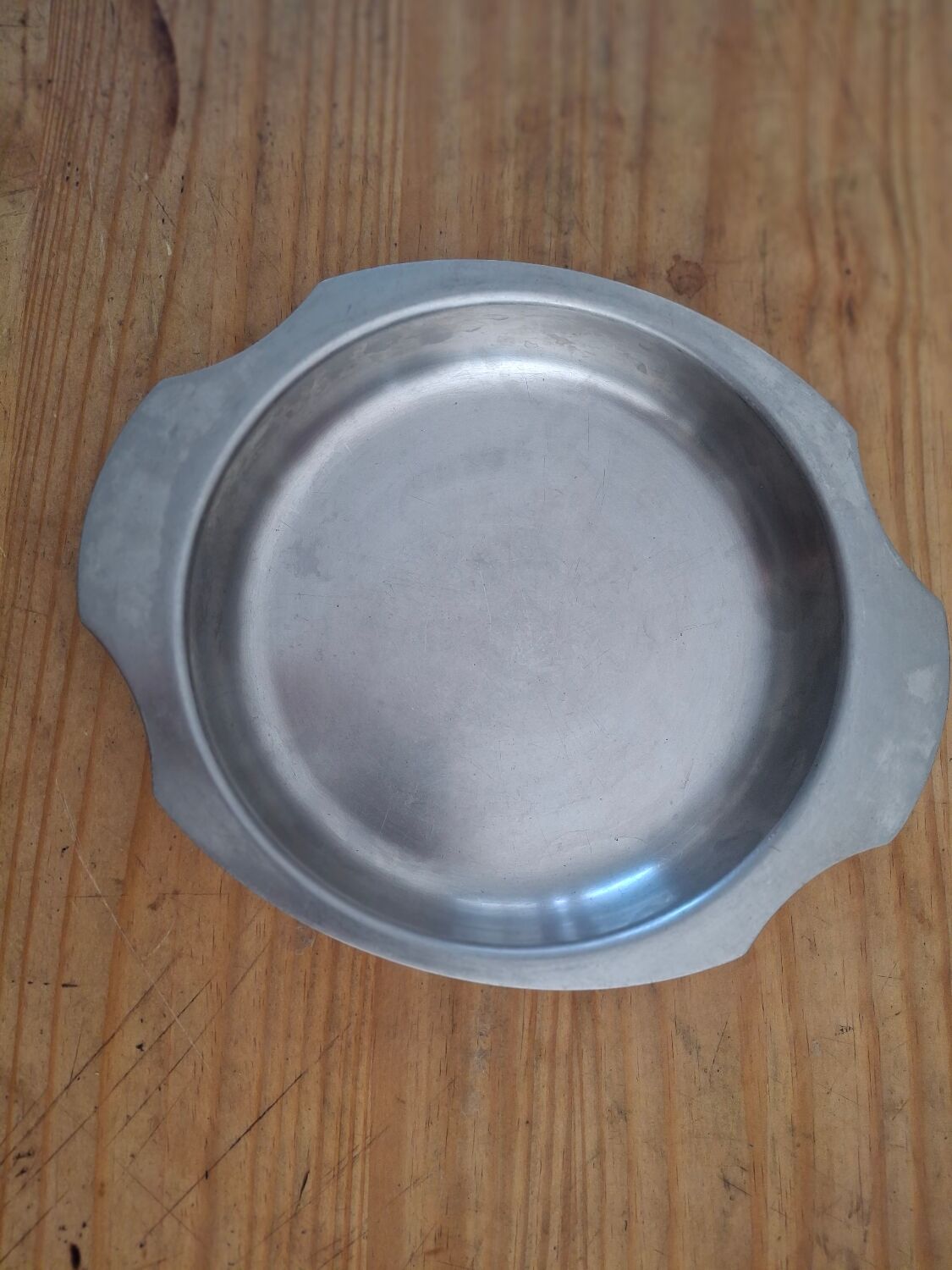 Vintage stainless steel serving dish – BB Lyon (Bouillet & Bourdelle) – year