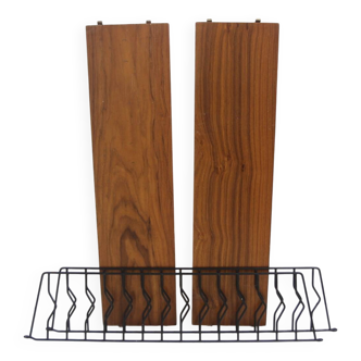 Scandinavian teak "String" shelves