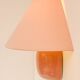 Vintage IKEA 80s sconce. A wall mounted lamp classic semi-round in pink