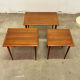Danish nesting tables in teak