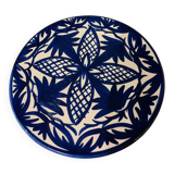 Vintage handmade ceramic plate