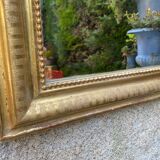 Gilded Louis-Philippe mirror 76 x 55 cm