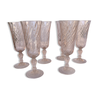Rosaline champagne flutes