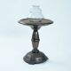 Dutch Art Nouveau occasional table with floral relief decor, 1920s