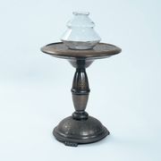 Dutch Art Nouveau occasional table with floral relief decor, 1920s
