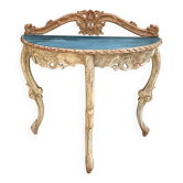 Antique patinated console