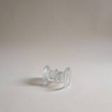 Glass candle holder