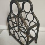 Rattan bottle holder