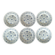 6 English dinner plates, Scandinavian decor