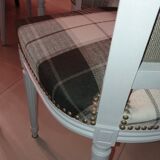 Set of five upholstered chairs