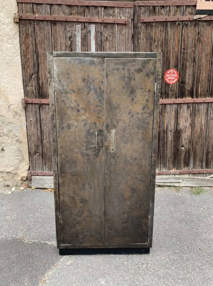 Tolix style wardrobe