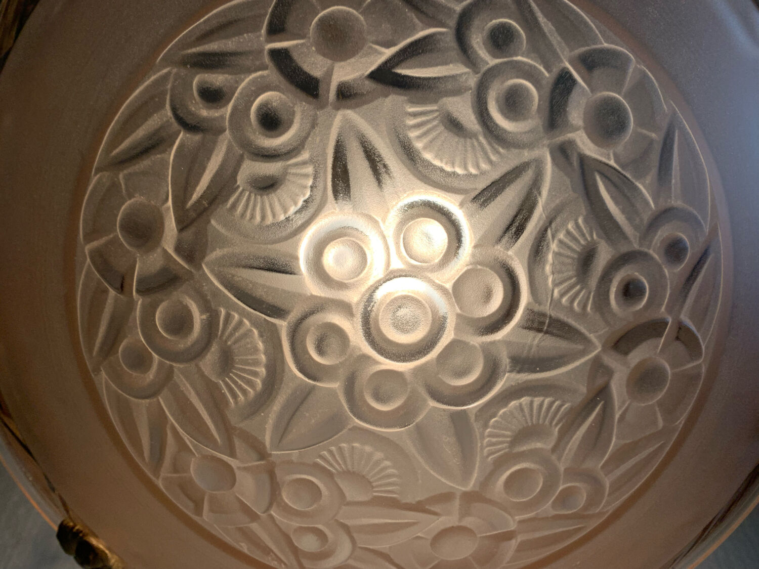 Vintage washbasin ceiling lamp