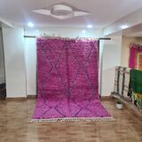 Handmade wool Berber rug 250 x 150 cm