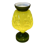 Large glass lamp Scandinavian design 1950.