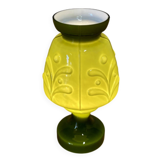 Large glass lamp Scandinavian design 1950.