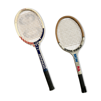 Vintage tennis rackets 50-60s