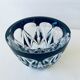 Antique carved crystal vase