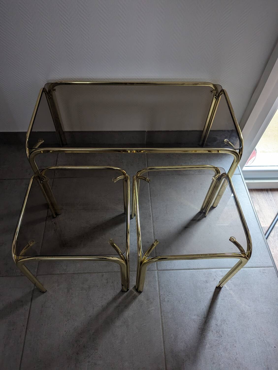 Mid century nesting table from the 80s