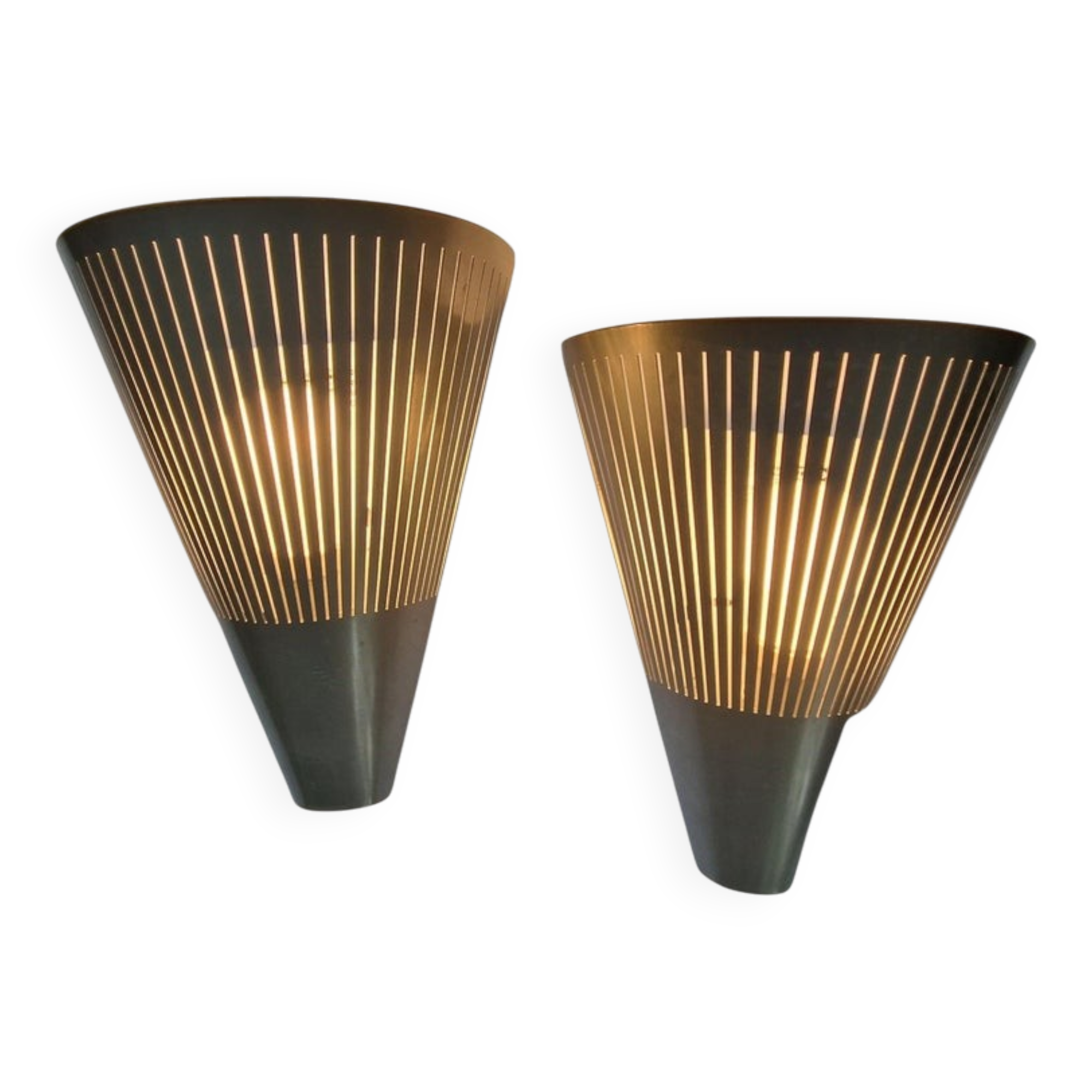 Set of Two Midcentury Wall Lamps Klyka, Ikea, Sweden, 1980s