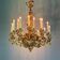 Carved and Gilded Wood Chandelier, 18 Arms of Light, Italy Circa 1880