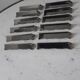 Set of 12 steel knife holders 50s