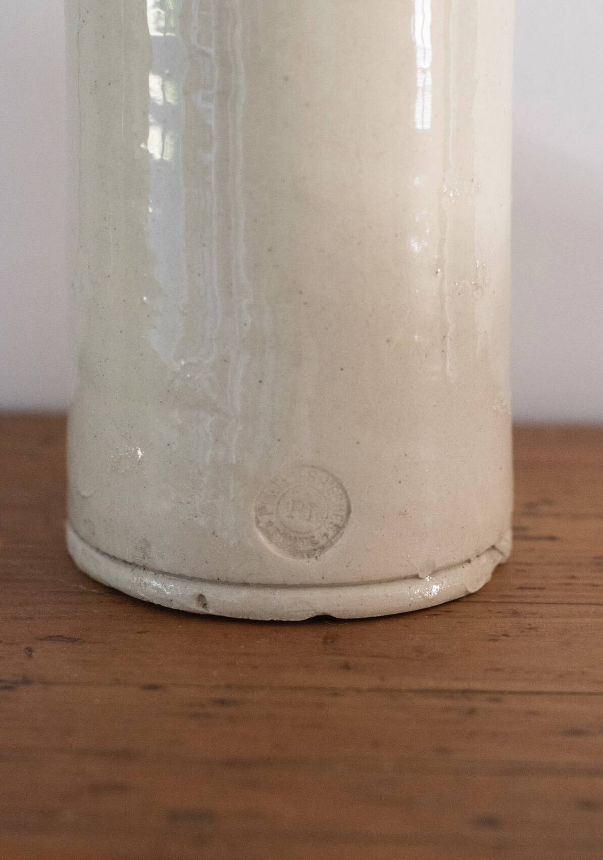 Vintage stoneware bottle Pont des Vernes
